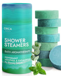 Orca Beauty Eucalyptus Shower Steamers - 8 Pack Aromatherapy Spa Gifts