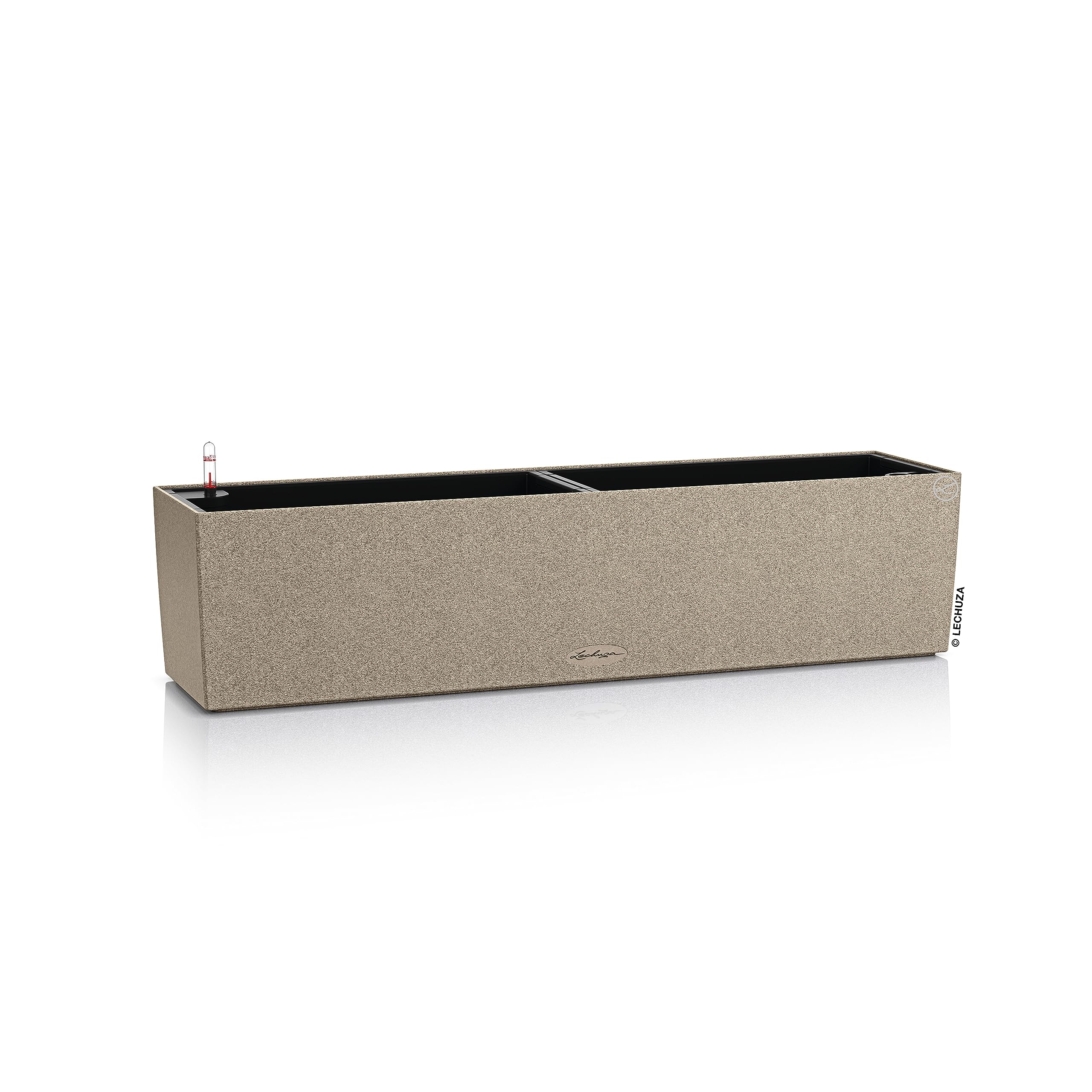 Lechuza BALCONERA Stone 80 Self-Watering Window Box Planter - Sand