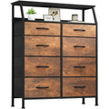 YITAHOME 8-Drawer Fabric Dresser – Metal Frame Storage Chest