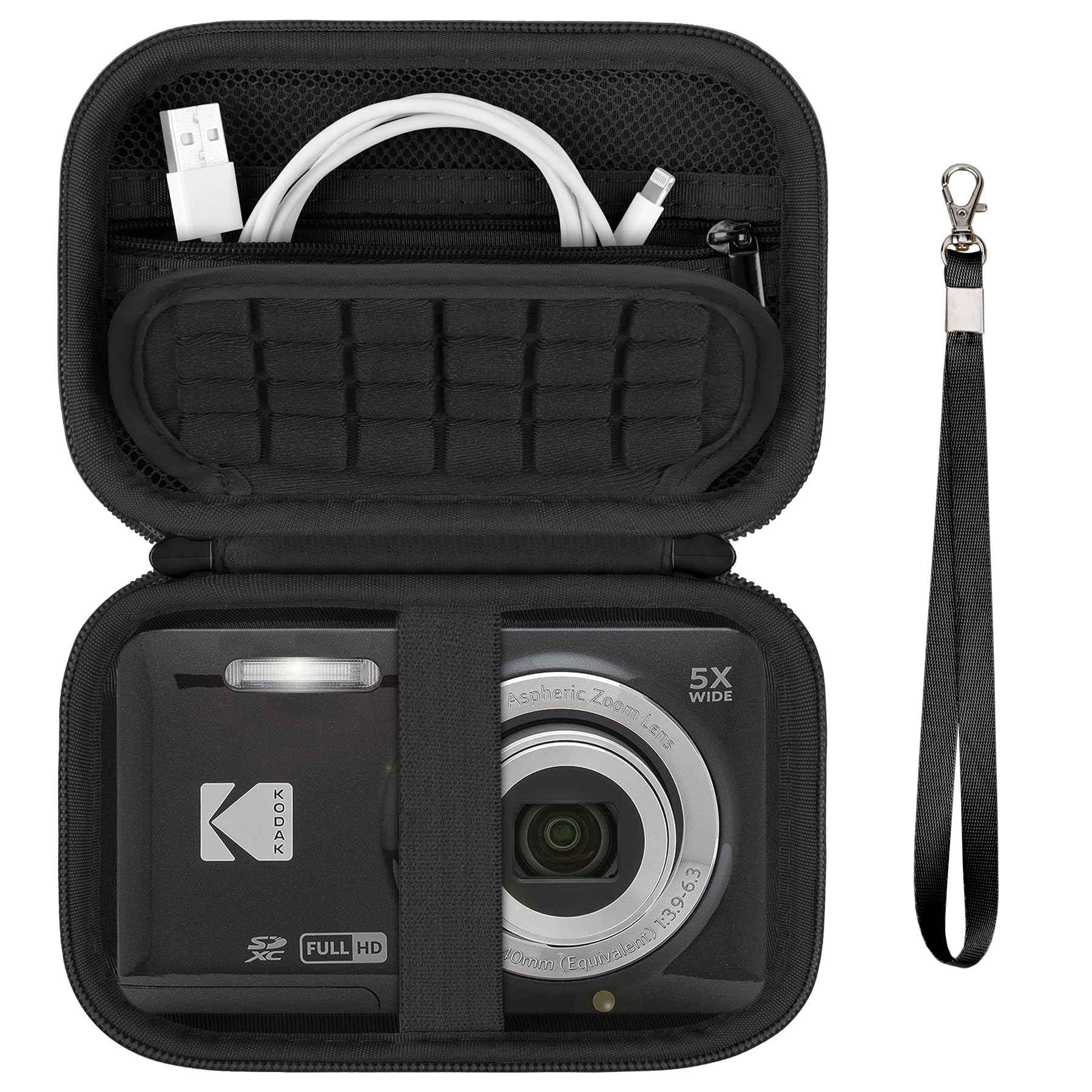 Supmay Camera Case for Kodak PIXPRO FZ45 FZ55 FZ53 FZ43 – Black Bag