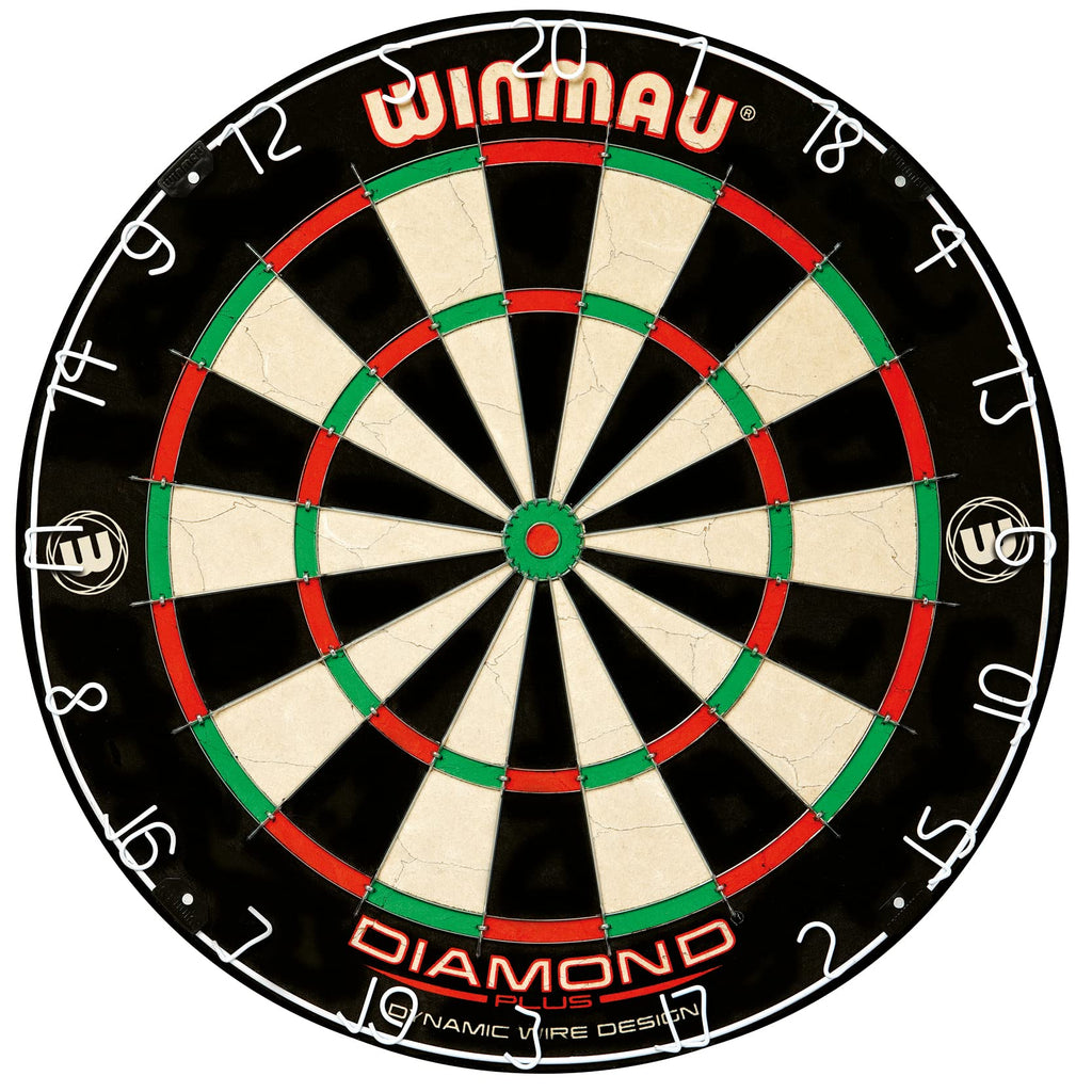 Winmau Professional Dart Set: Diamond Plus Board, Cabinet & 2 Dart Sets