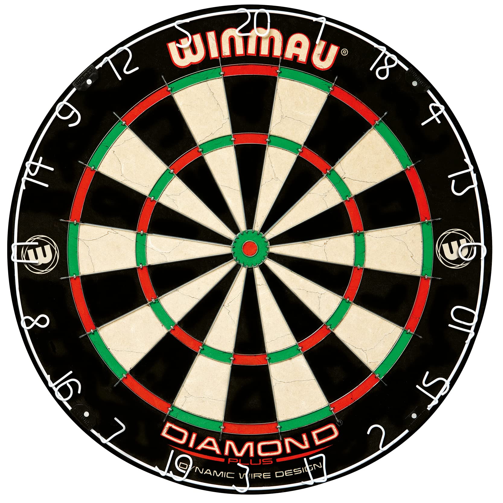 Winmau Professional Dart Set: Diamond Plus Board, Cabinet & 2 Dart Sets
