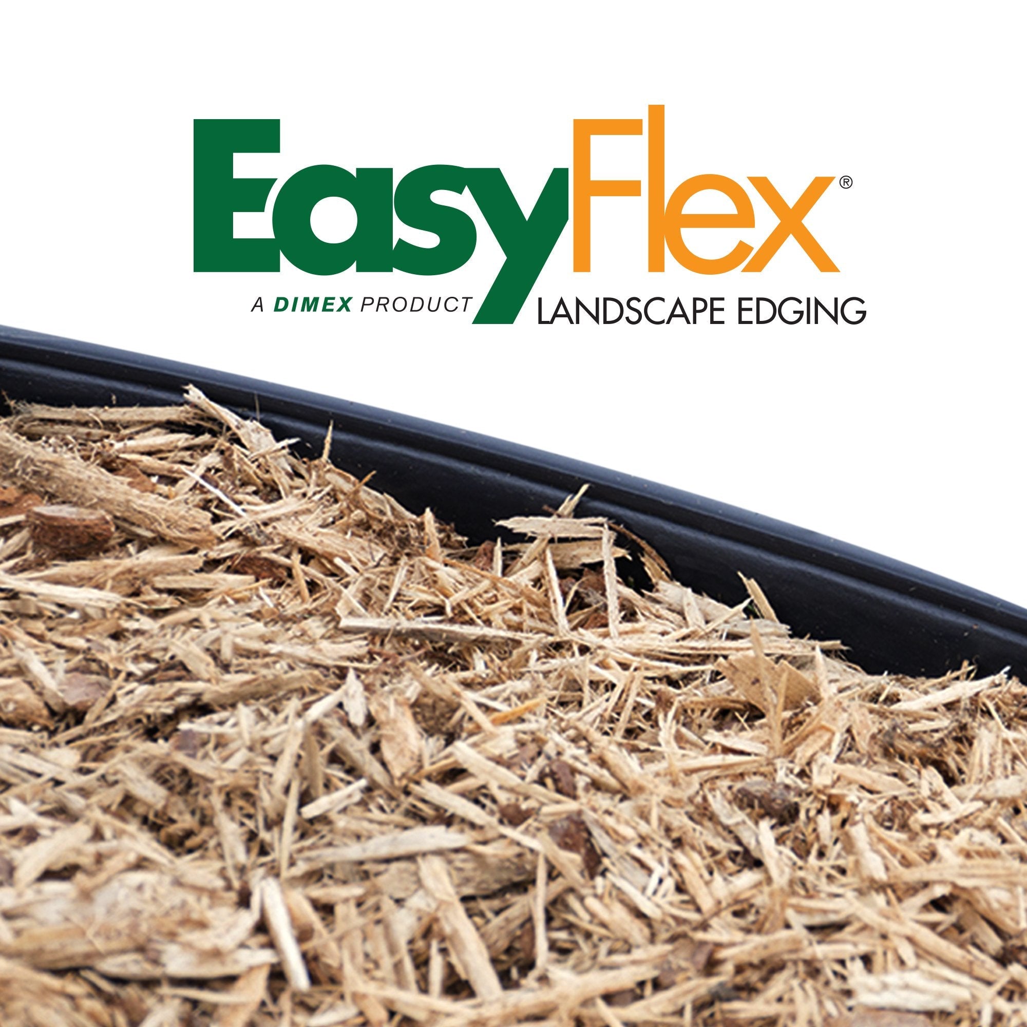 EasyFlex Heavy Duty No-Dig Landscape Edging Kit - 100ft Recycled Plastic