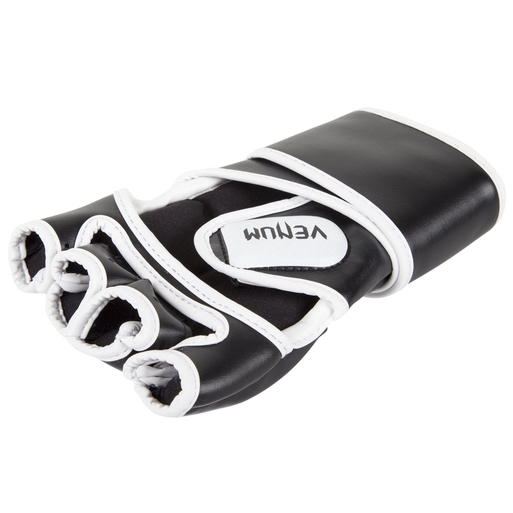 Venum Challenger MMA Gloves – Black PU Leather Sparring Gear - Small