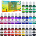 Alcohol Ink Set – 24 Vibrant Colours for Resin Art & Epoxy