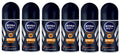 Nivea Men Stress Protect Antiperspirant Roll-On Deodorant - 6 x 50ml