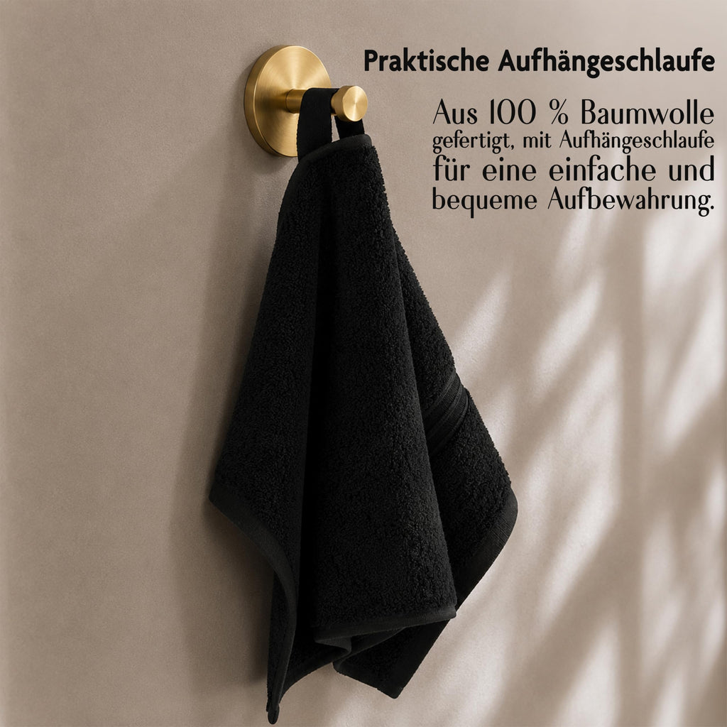 Hammetex Guest Towels Set of 5 30 x 50 cm 100% Cotton Terry Cloth - image 4