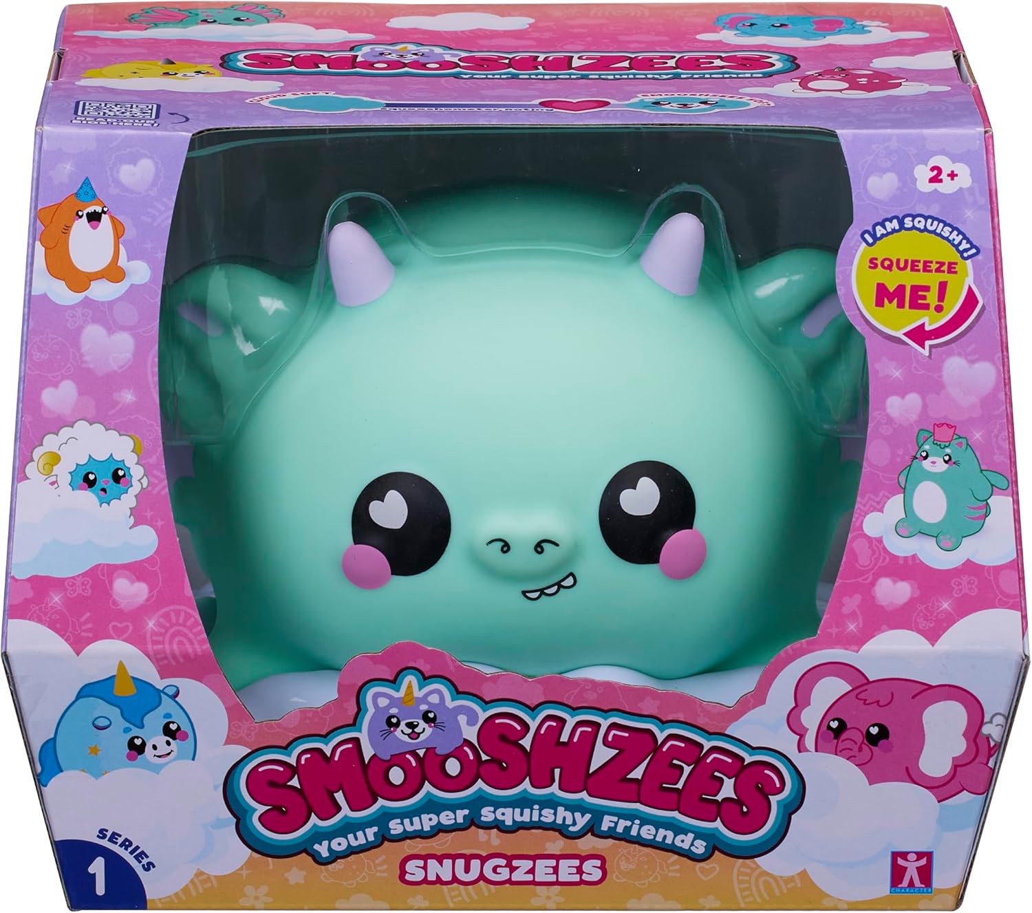 Smooshzees Snugzees Jade the Chef Plush Toy - 7.5 Inch Soft Squishy