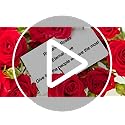 Cloudecor Purple Velvet Artificial Roses - 15Pcs Long Stem Silk Flowers