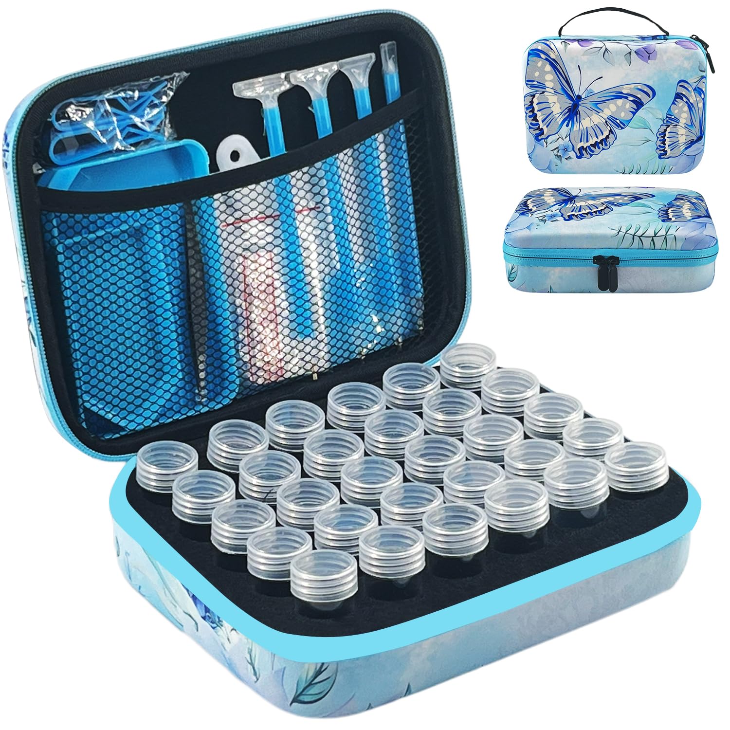 Jolof Store Diamond Painting Storage Case | 30 Slots Bead Organizer Kit