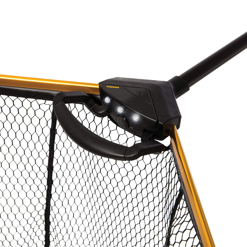 Frabill Trophy Haul Bearclaw Fishing Net | One-Handed Design with Light