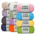 Chunky Cotton Crochet Yarn - 12x50g Beginner Kit with Markers