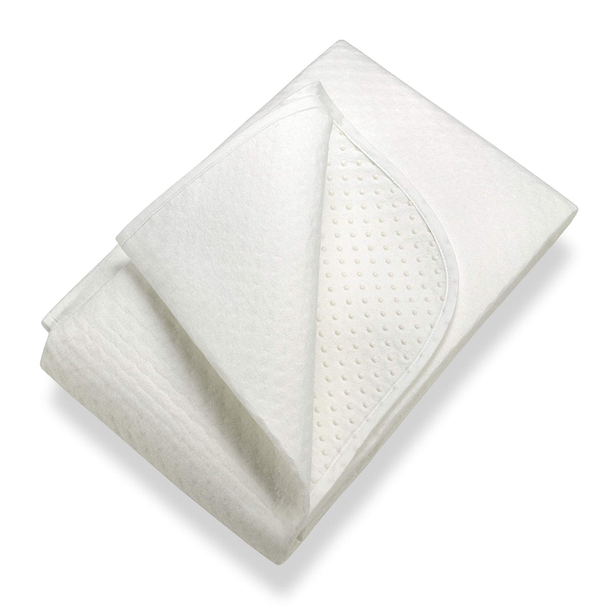SETEX N450 Mattress Underlay with Grip Pads, Classic Design, White, Polyester, white, 140 x 200 cm - image 1