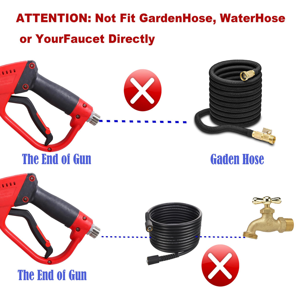 Tool Daily Deluxe Pressure Washer Gun | 5000 PSI with 40" Wand & 5 Nozzles