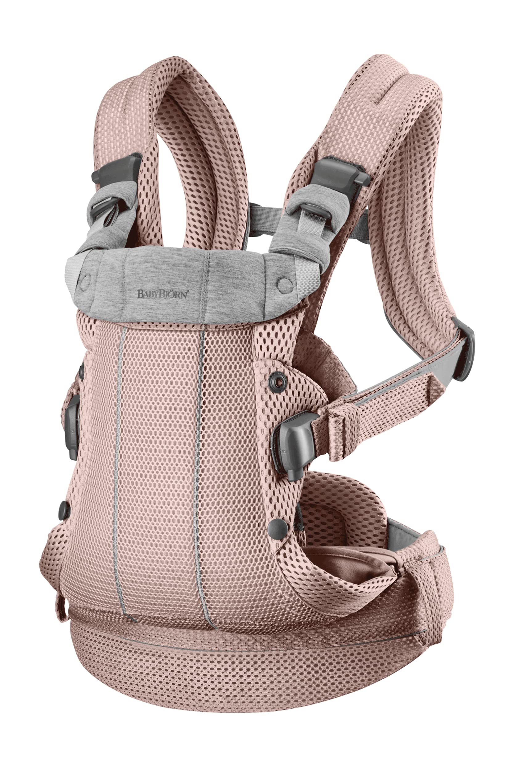 BabyBjörn Baby Carrier Harmony – Ergonomic 3D Mesh in Dusty Pink