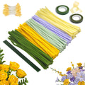 300PCS Pipe Cleaners Craft Kit – DIY Chenille Flower Stems
