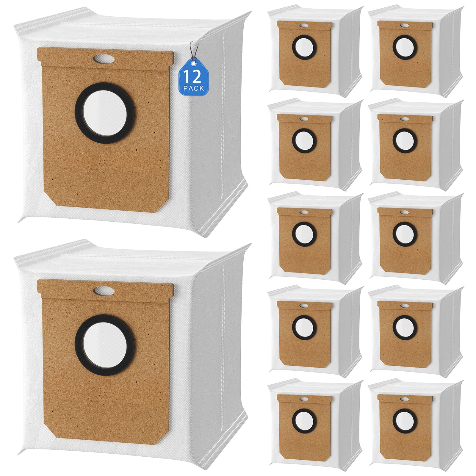 12-Pack Dust Bags for Eufy Clean L60 SES & L50 SES