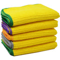 Towelogy Microfibre Dish Cloths – Yellow Super Absorbent 20 Pack (30x40cm)