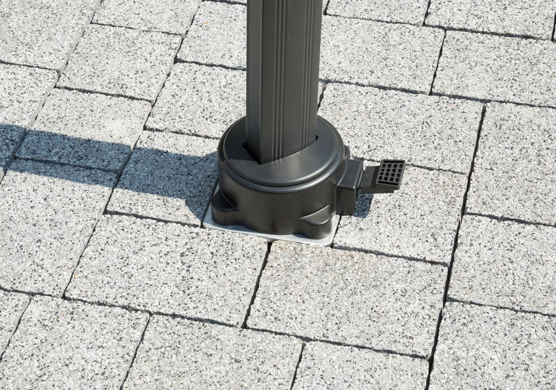 Schneider Universal Ground Plate – Concrete Mounting Base, 16x16cm