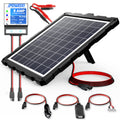 POWOXI 20W Solar Battery Charger & Maintainer | 12V Trickle Charging Kit