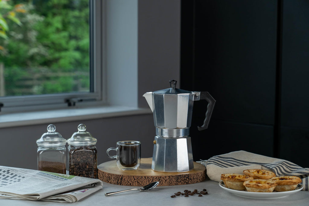 Cafe Ole 12-Cup Moka Pot | Italian Style Aluminium Espresso Maker