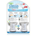 TubShroom Chrome Edition Hair Catcher Drain Protector, 1.5 Inch, 2 Pack