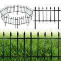 ARIFARO Metal Garden Fence – 5 Pack Rustproof Animal Barrier & Border