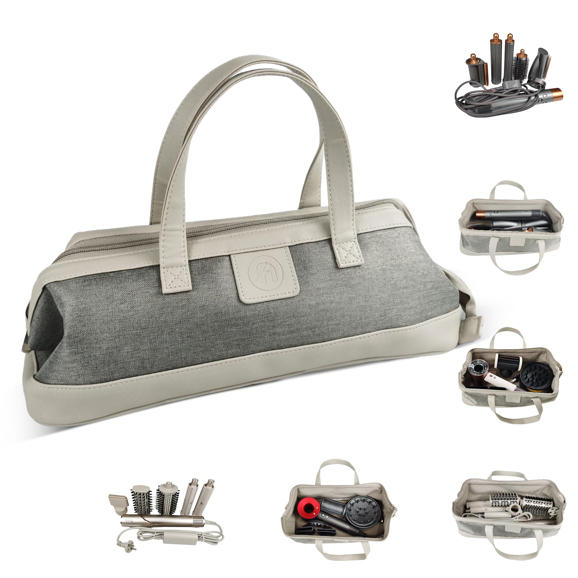Foyer Nuage Travel Hair Dryer Bag | Waterproof Case for Dyson & Shark