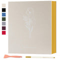 Lanpn Linen Self Adhesive Photo Album – 40 Page Magnetic DIY Scrapbook