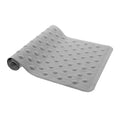 Aztex Anti-Fungal Non-Slip Rubber Shower Mat with Suction Cups - Slate