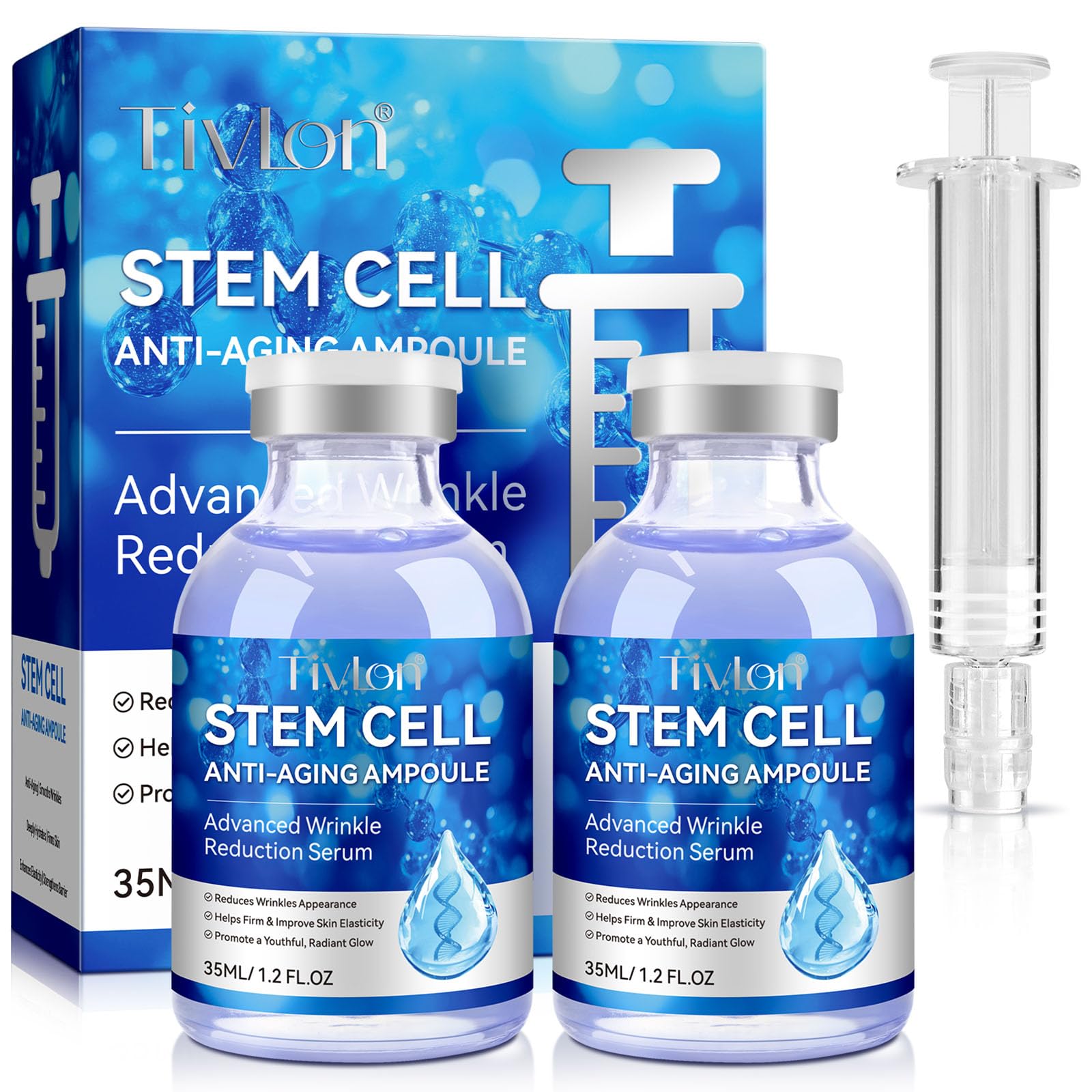 Stem Cell Serum – 2 PCS Anti-Aging Microneedling Ampoule
