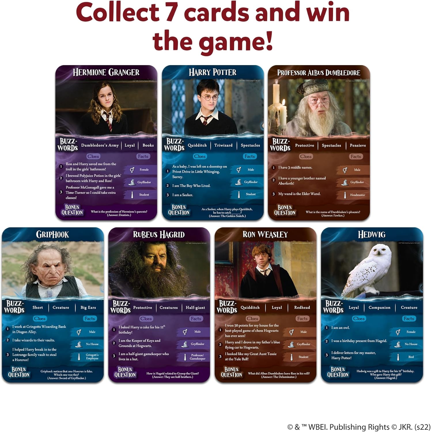 Skillmatics Guess in 10 Harry Potter Trivia Card Game for Families