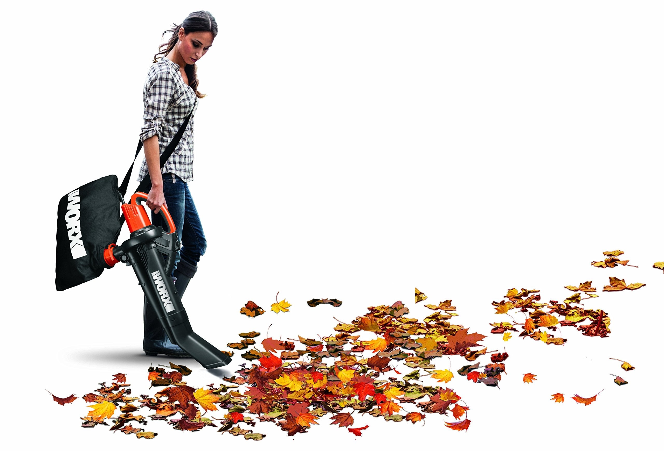 WORX WG505E 3000W Trivac Garden Blower Mulcher & Vacuum | Metal Impeller