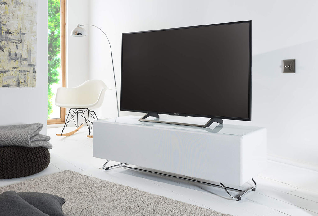 Alphason Chromium Concept TV Cabinet - Black - image 3