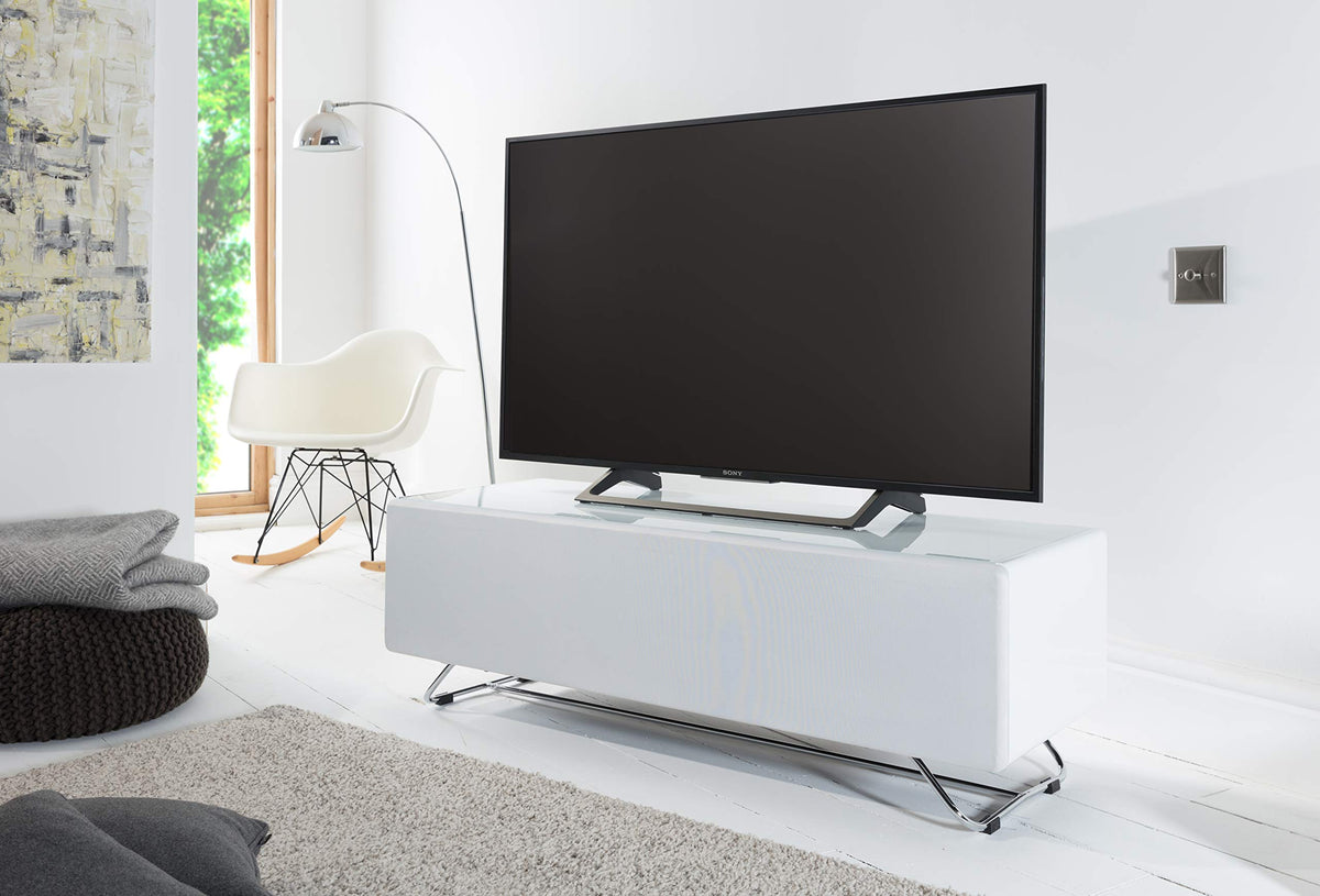 Alphason Chromium Concept TV Cabinet - Black - image 3