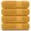 GC Gaveno Cavailia 700 GSM Egyptian Cotton Bath Sheets, Ochre - 2 Pack