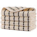 POLYTE 430 GSM Microfibre Waffle Wash Cloth Face Towel, 33.0x33.0 cm - image 1