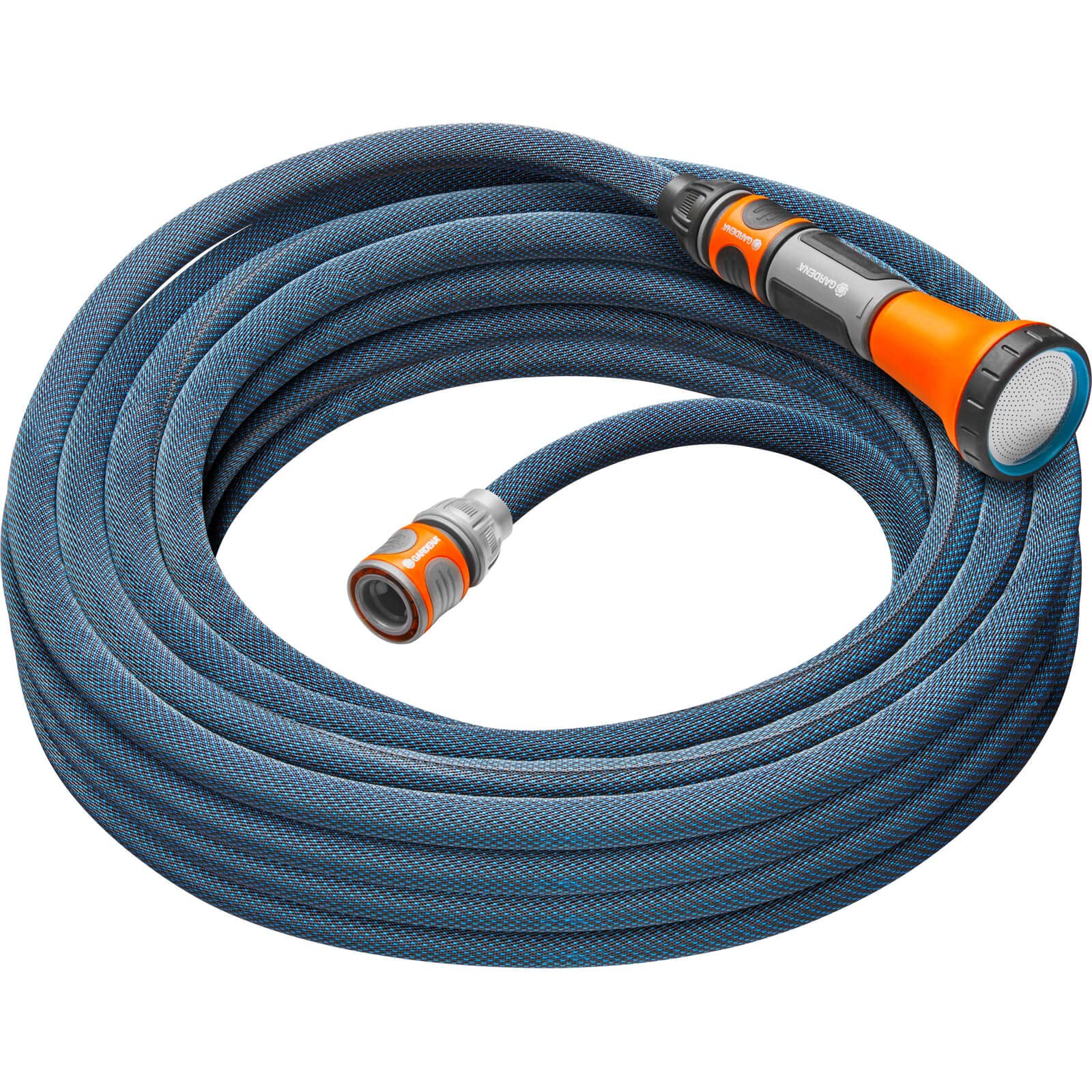 Gardena Liano Xtreme Textile Garden Hose Set – 15m Durable PVC
