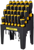 Stanley 26-Piece Screwdriver Set with Storage Rack – Hand Tool Organizer