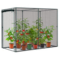 Ohuhu Fruit Cage: 2x1.2x1.6m Garden Plant Protection Tent with Zipper Door