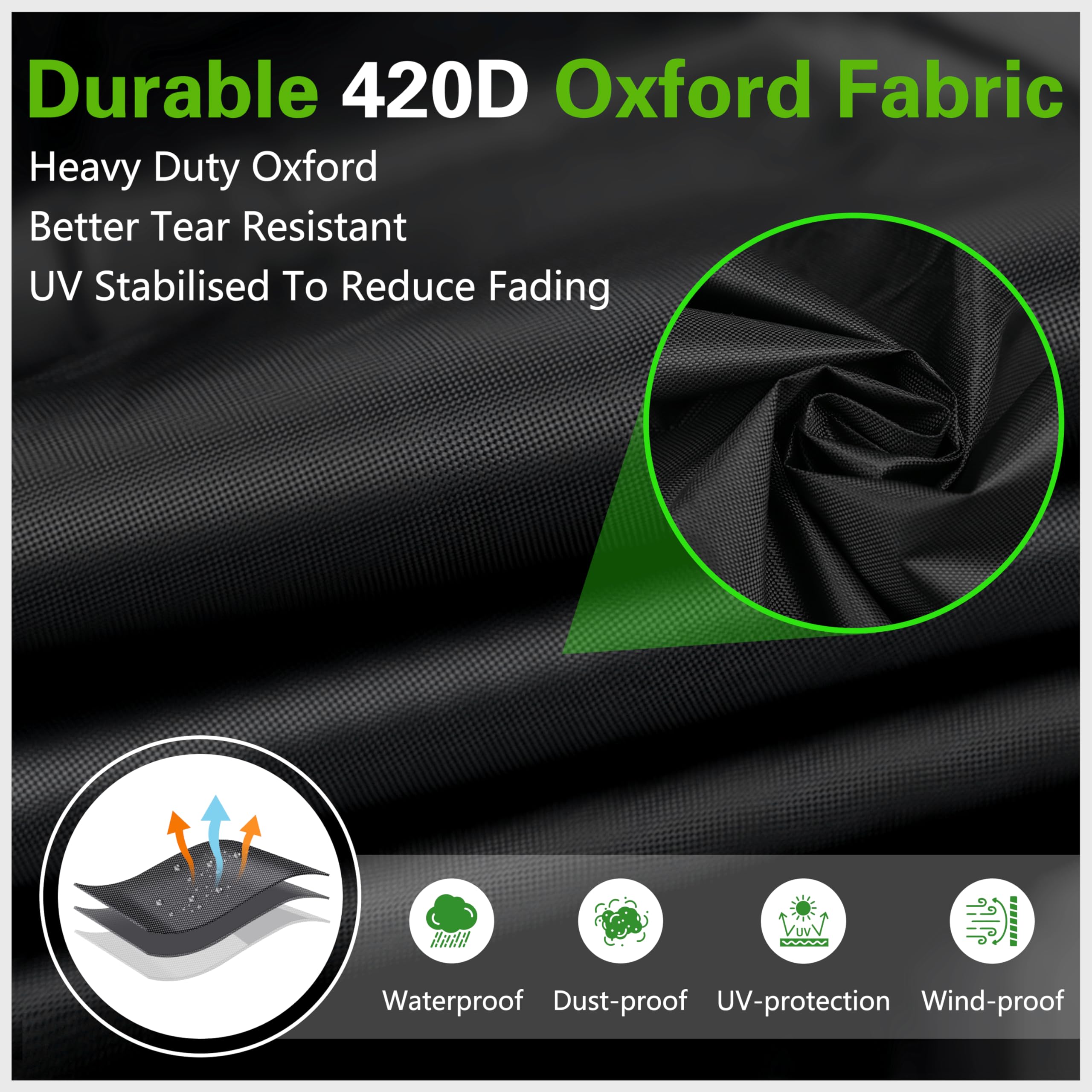 Patio Furniture Cover | 420D Heavy Duty Waterproof Oxford