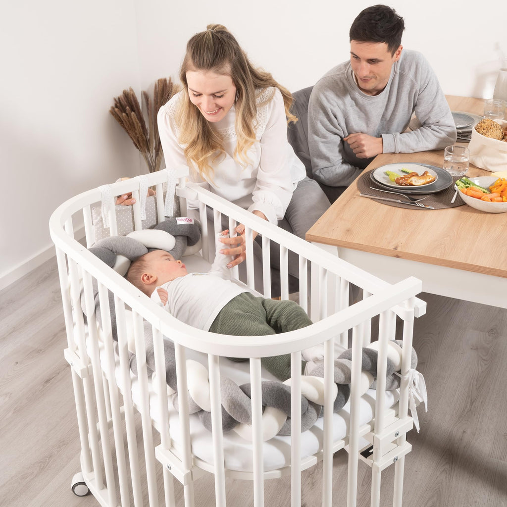 babybay roll kit suitable for all models suitable for parquet 4 pieces, white - image 5