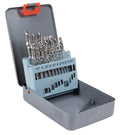 Sealey AK8190 Left-Hand Spiral Drill Bit Set - 19pc HSS Steel 1-10mm