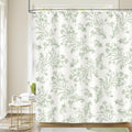 Dazzlewall Sage Green Shower Curtain for Bathroom Mould & Mildew Resistant
