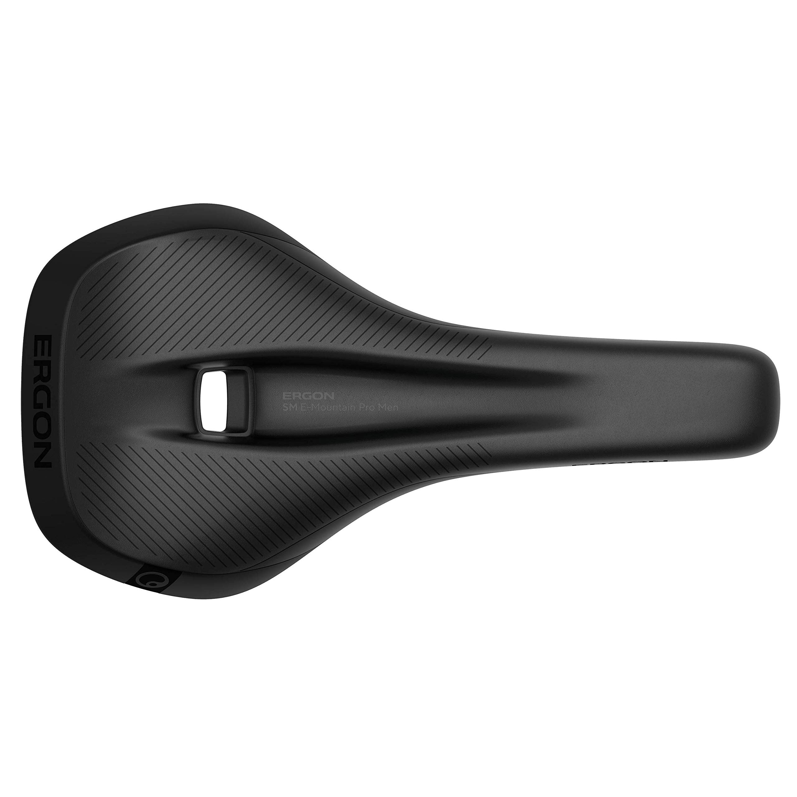 Ergon SM E-Mountain Pro Men's Saddle - Ergonomic MTB Seat, Black