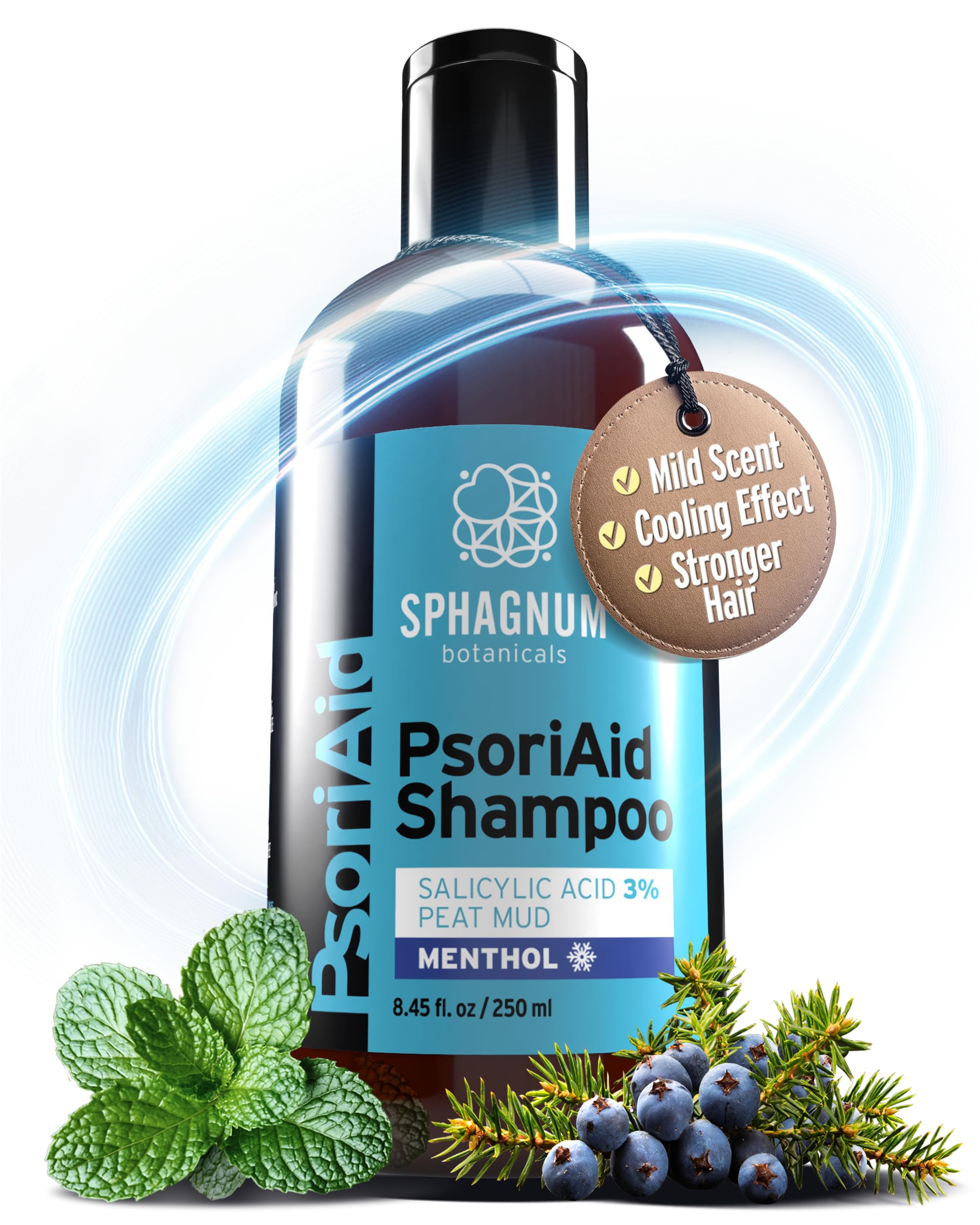 Sphagnum Botanicals Psoriasis Shampoo | Salicylic Acid & Peat Mud