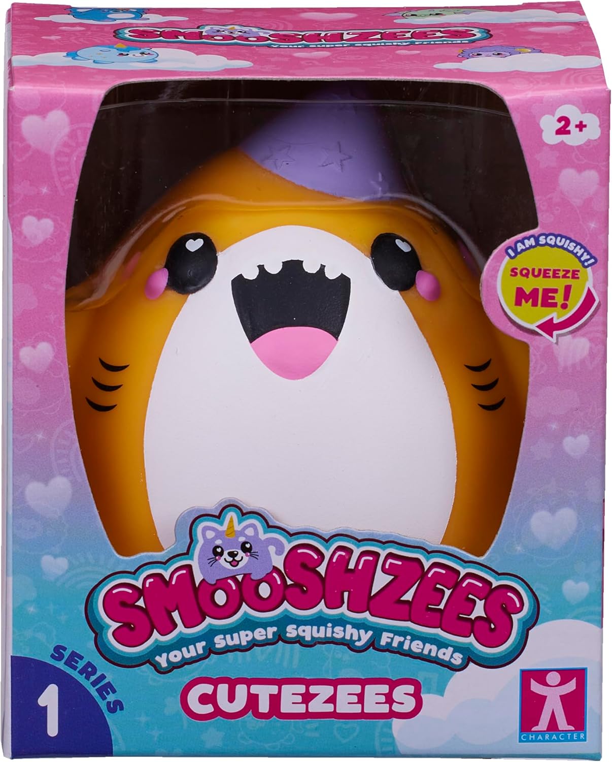 Smooshzees Cutezees Esme Green Kitty - 3.5 Inch Soft Plush Toy