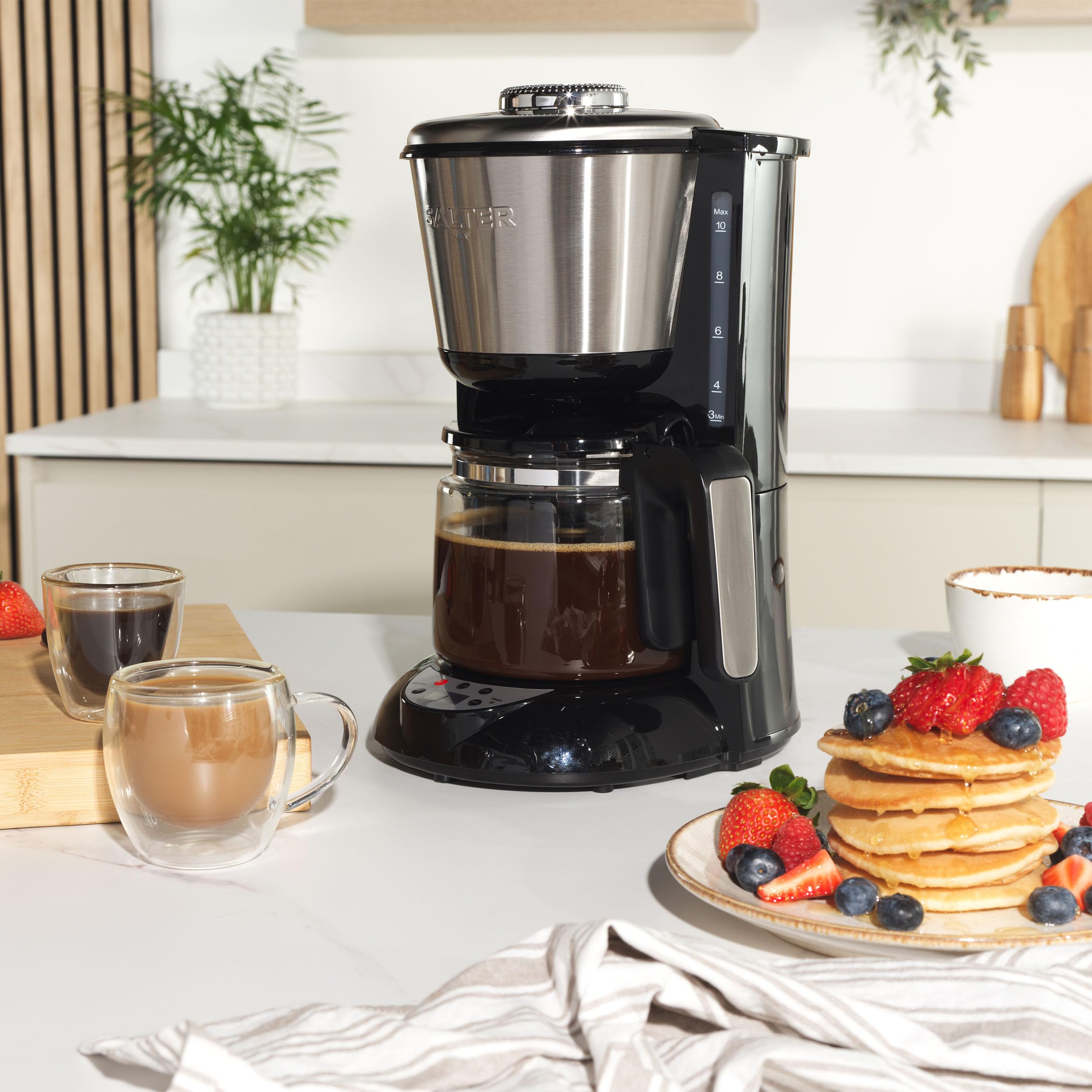 Salter Digital Filter Coffee Machine – 1.25L Programmable Timer