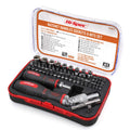 Hi-Spec 61pc Hex Driver Bit & Socket Set with Right Angle Ratchet