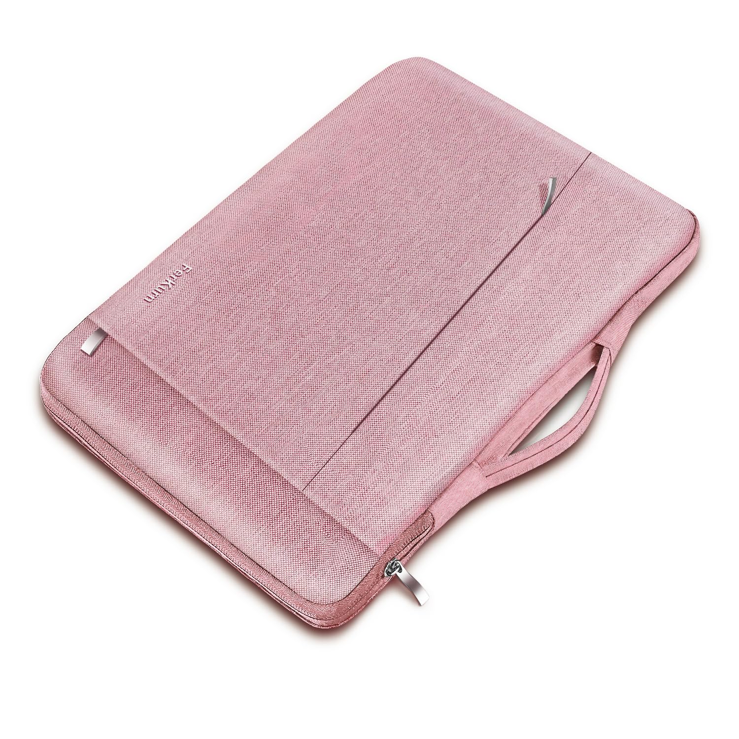 Ferkurn 14 Inch Laptop Sleeve – Slim Protective Case for MacBook, Pink